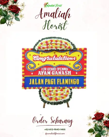 Sewa Papan Bunga Barepan
